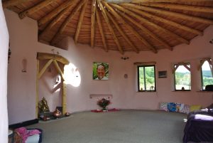 Always warm and welcoming - Ty Mam Mawr straw bale roundhouse