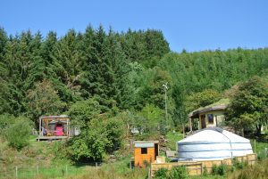 Intimate off grid eco retreat centre - high in the Berwyn mountains - deep in Cynwyd forest